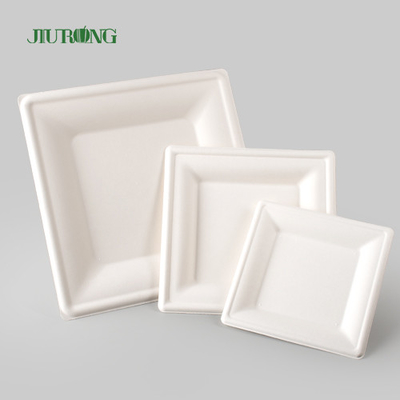Placa disponible biodegradable de papel de Kraft para la impresión de encargo a granel del partido