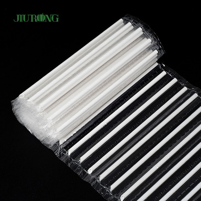 Paja de papel reutilizable de 8m m Kraft Boba para Juice Coffee