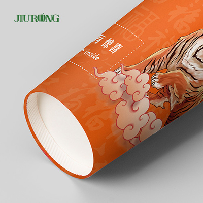 Taza de café reutilizable impresa del papel del festival alrededor de la forma