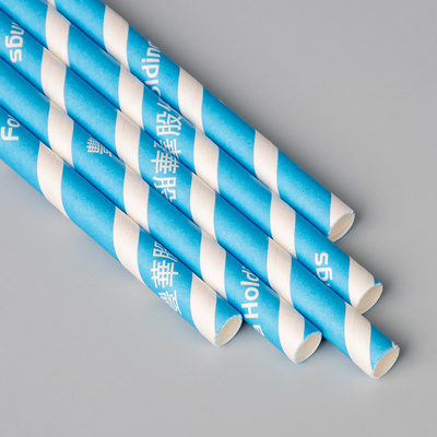 La caja colorida de la raya embaló a Straw Eco de papel disponible - amistoso
