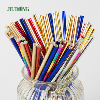 PLA de consumición 12m m abonable de 6m m 8m m Straw Individually Wrapped biodegradable
