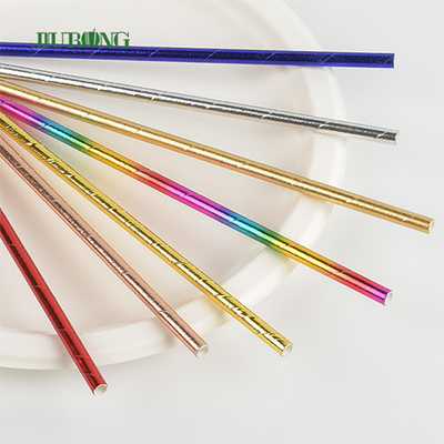 PLA de consumición 12m m abonable de 6m m 8m m Straw Individually Wrapped biodegradable