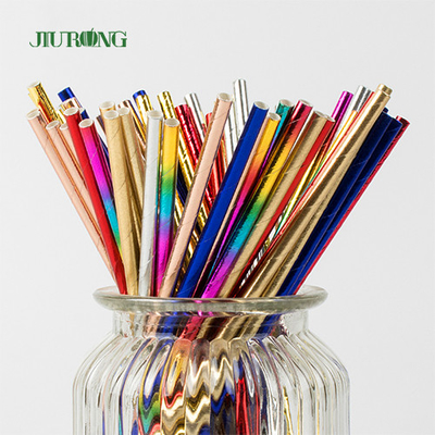 PLA de consumición 12m m abonable de 6m m 8m m Straw Individually Wrapped biodegradable