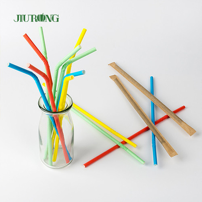 Bio papel recto de encargo que bebe a Straw For Coffee Boba Tea