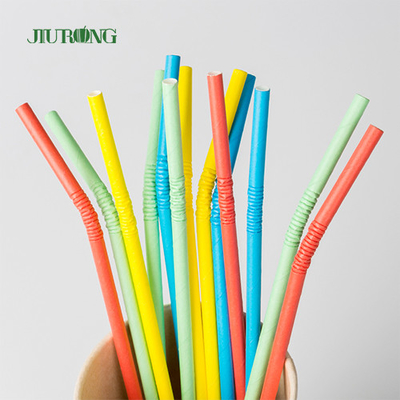 Bio papel recto de encargo que bebe a Straw For Coffee Boba Tea