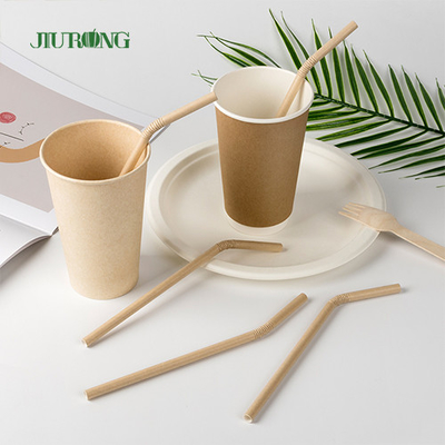 papel biodegradable Straw For Drinking Beverage de la longitud de 135m m