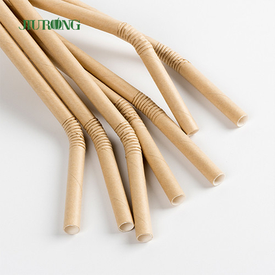 papel biodegradable Straw For Drinking Beverage de la longitud de 135m m