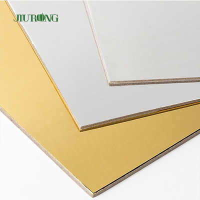 El tablero disponible impermeable de la torta acanaló el cuadrado de papel Grey Cement Board