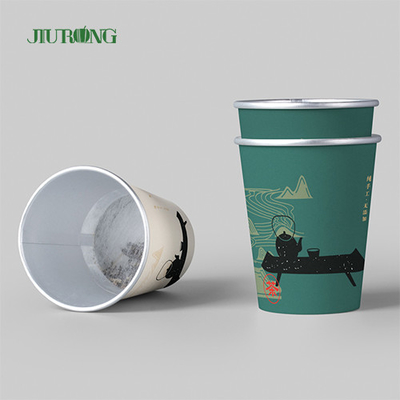 El PE cubrió la impresión modificada para requisitos particulares disponible redonda de la taza de papel