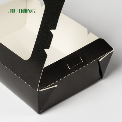 Caja acanalada de empaquetado plegable elegante simple de la hamburguesa del tablero de papel de la caja
