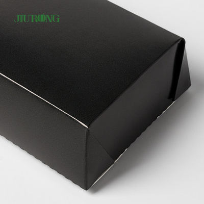 Caja acanalada de empaquetado plegable elegante simple de la hamburguesa del tablero de papel de la caja