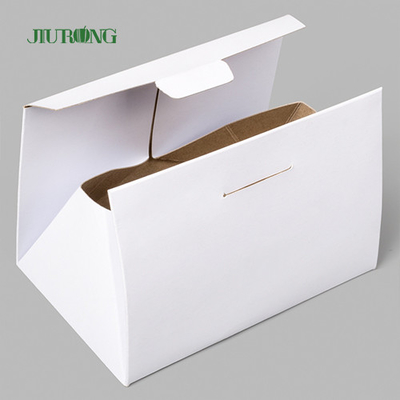 Caja de empaquetado de papel de la cartulina de la comida disponible del abastecimiento con la ventana de la tapa