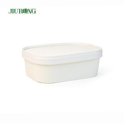 Categoría alimenticia del cuenco 1500ml para llevar de papel reciclable impermeable para la ensalada