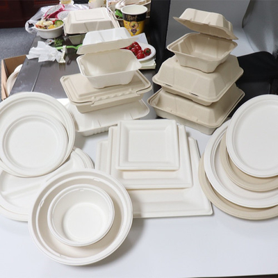 Contenedor de comida de bagazo de caña de azúcar
