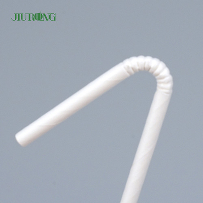 Paja de papel biodegradable flexible de 150 mm