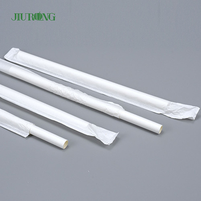 Diámetro de papel biodegradable blanco de Straw Eco Friendly Food Grade 4.6m m