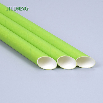 Pajas de papel biodegradables de la categoría alimenticia de Jiurong Navidad Eco amistoso