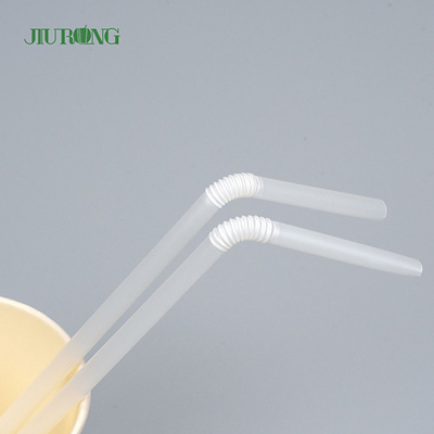 Paja de papel biodegradable amistosa de la paja 4.6*150m m del Pla de Eco para las bebidas calientes