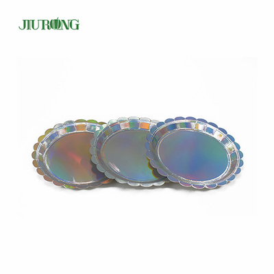 Las placas disponibles amistosas biodegradables redondas Kraft de Eco empapelan 9inch los 30cm