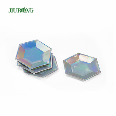 Platos de papel biodegradables de 280 * 280 mm