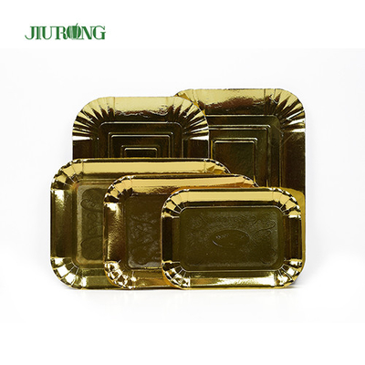 Platos de papel biodegradables OEM ODM