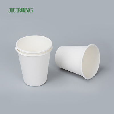 Contenedor de comida de caña de azúcar de té con leche