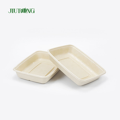 ODM biodegradable biodegradable del OEM del papel a prueba de grasa del envase de comida de la caña de azúcar