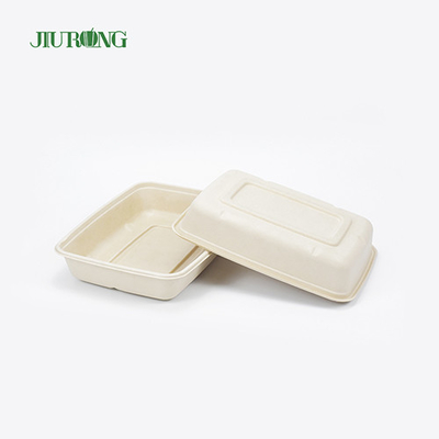 ODM biodegradable biodegradable del OEM del papel a prueba de grasa del envase de comida de la caña de azúcar