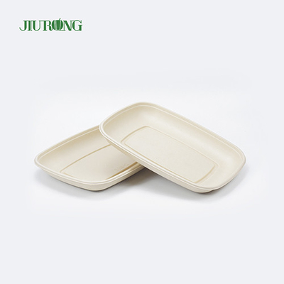 Placa biodegradable de la caña de azúcar del sushi abonable amistoso de la bandeja de la comida de Eco