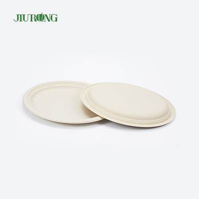 Envase impermeable de la comida de la caña de azúcar 7inch los 23cm Dia para el bocadillo de la galleta