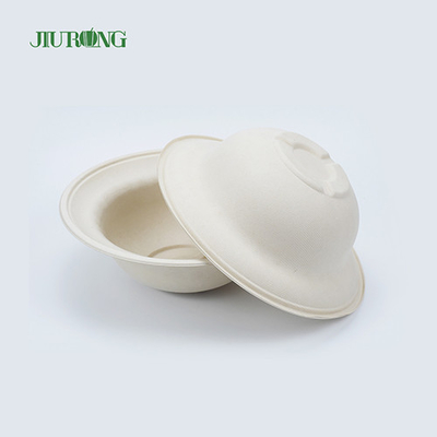 cuencos disponibles amistosos biodegradables de Eco del envase de comida de la caña de azúcar de 155m m