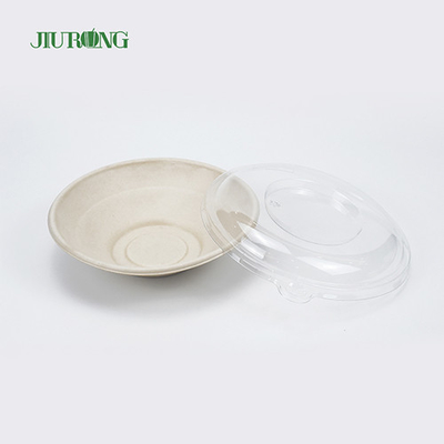 Envase de comida de caña de azúcar de goma de mascar impermeable 175 mm Eco Friendly