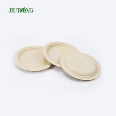 Empaquetado biodegradable del envase de comida de la caña de azúcar de los alimentos de preparación rápida 9inch redondo