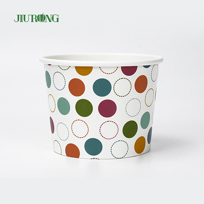 Vasos de papel biodegradables reciclables de 8 oz
