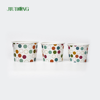 Vasos de papel biodegradables reciclables de 8 oz