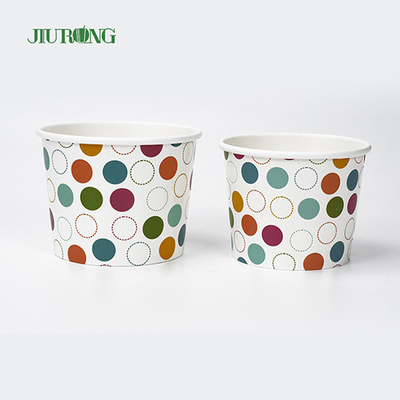 Vasos de papel biodegradables reciclables de 8 oz