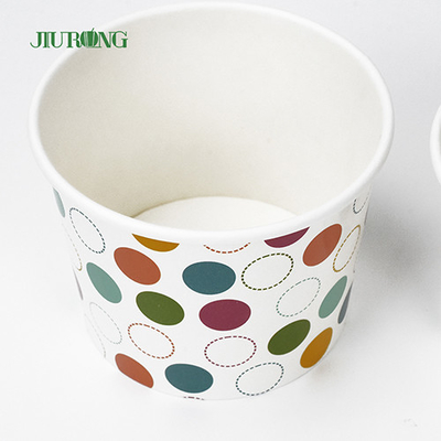 Vasos de papel biodegradables reciclables de 8 oz