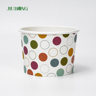 Vasos de papel biodegradables de grado alimenticio 18 oz Eco amigable para helado