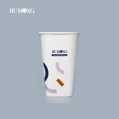 Vasos de papel biodegradables compostables