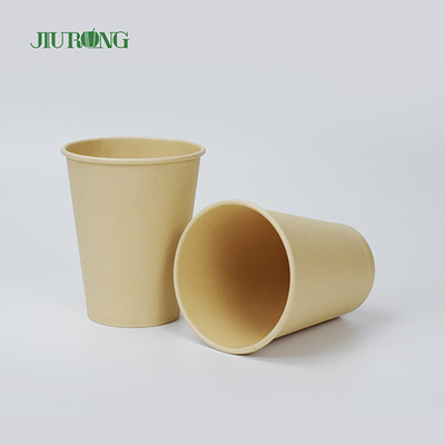 Vasos de papel biodegradables desechables de doble pared 20 oz no tóxicos
