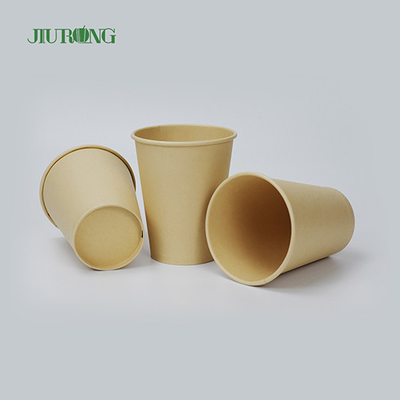Vasos de papel biodegradables desechables de doble pared 20 oz no tóxicos