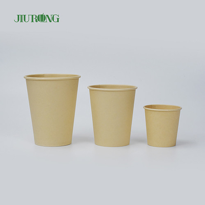 Vasos de papel biodegradables desechables de doble pared 20 oz no tóxicos