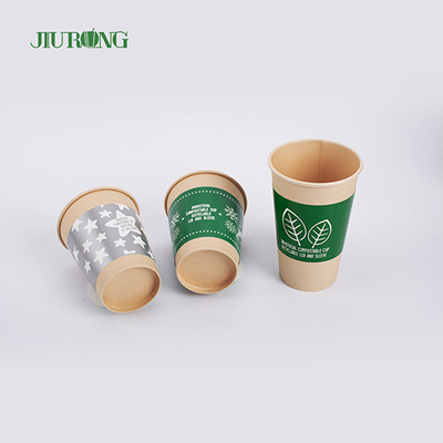 tazas de papel biodegradables 200ml