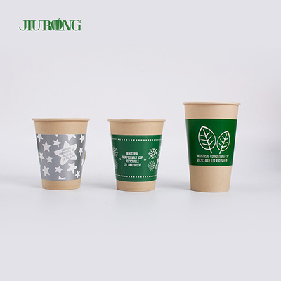 tazas de papel biodegradables 200ml