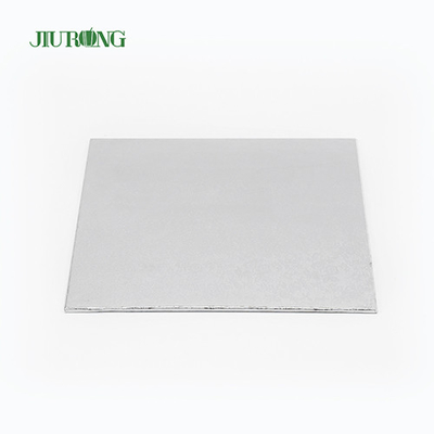 Tablero de pastel desechable de plata en relieve los 30 * 40 cm para panadería