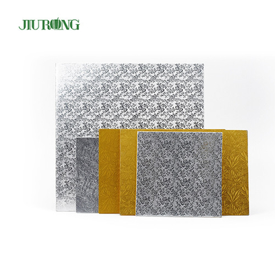 Base de cartón dorado, tablero rectangular grande para pasteles, certificación BSCI de 11 pulgadas