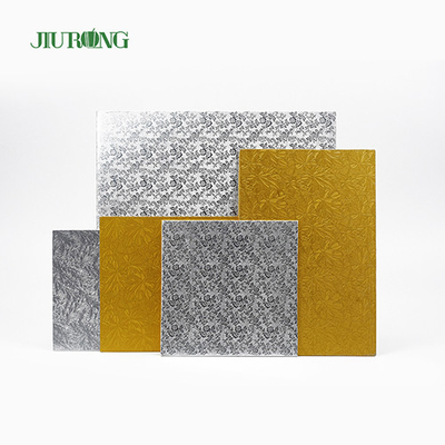 Base de cartón dorado, tablero rectangular grande para pasteles, certificación BSCI de 11 pulgadas