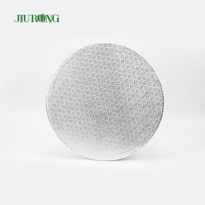 Tablero de pastel desechable corrugado a prueba de grasa 10 cm 7 pulgadas Estampado en oro