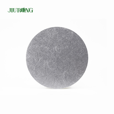 Tablero redondo de la torta del oro del papel corrugado del MDF 10 pulgadas reciclable JIURONG