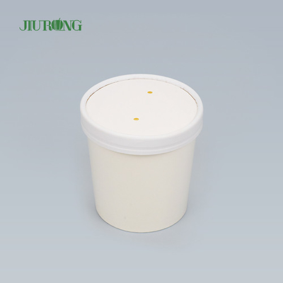 Caja fuerte de encargo de la microonda de los cuencos de papel del helado de la categoría alimenticia 8 onzas Eco amistoso